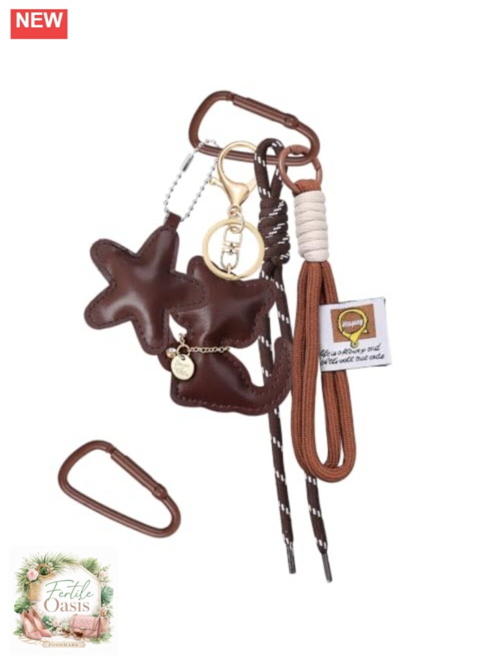 PU Leather Cat Bag Charm Keychain Pendant Handbag Accessory